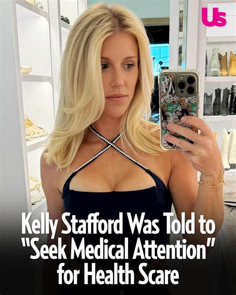 Us Weekly | Kelly Stafford recently received unexpected health news