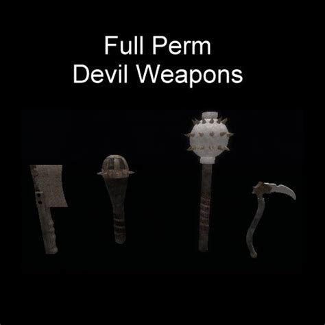 Second Life Marketplace - BGC Devil Weapons (boxed)