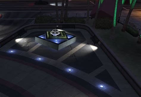 Legion Square Meeting Point Decoration With Lights YMAP FiveM GTA