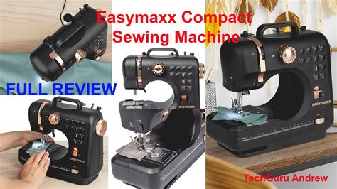 Easymaxx Compact Sewing Machine REVIEW - YouTube