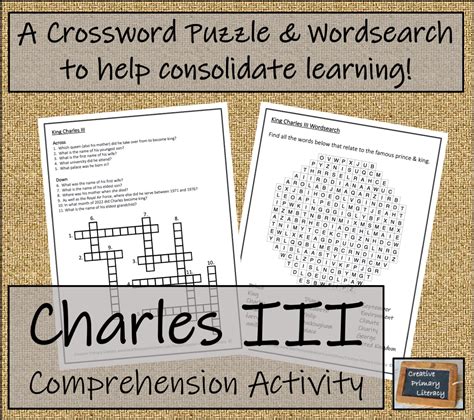 Year 3 Or Year 4 King Charles Iii Reading Comprehension Activity Teaching Resources