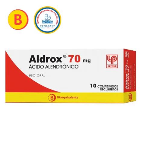 Aldrox Mg Acido Alendr Nico Comprimidos Recubiertos Cenabast