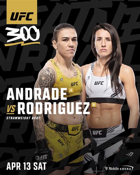 Official Jéssica Andrade Vs Marina Rodriguez In A Strawweight Bout On