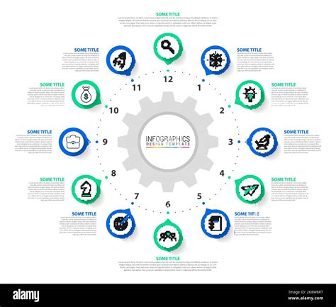 Infographic Design Template Creative Concept With 12 Steps Can Be Used For Workflow Layout