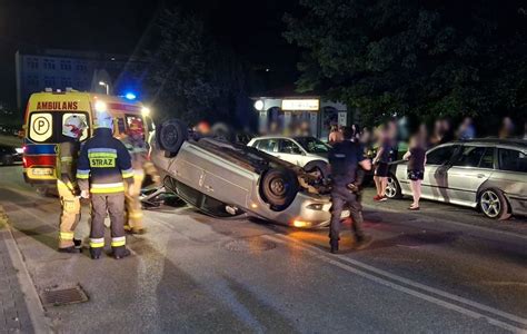 Dachowanie Samochodu W Andrychowie FOTO AKTUALIZACJA MamNewsa Pl