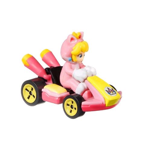 Hot Wheels Mario Kart Princess Cat Peach Hot Wheels Cars Super Mario GRN13 Shop Eurotoys Net