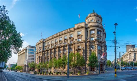 Historical Houses in the Old Town of Belgrade, Serbia Editorial Stock ...