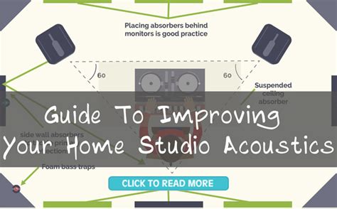 Infographic Guide To Improving The Acoustics Of Your Home Studio