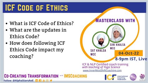 Executing The ICF Code Of Ethics YouTube