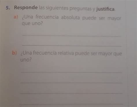 Solved Responde Las Siguientes Preguntas Y Justifica A Una