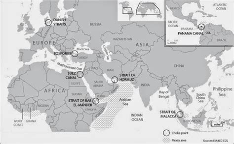 ANTHROPOLOGY OF ACCORD: Map on Monday: GEOSTRATEGIC CHOKE POINTS