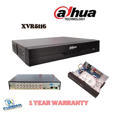 DAHUA XVR5116HS I3 16channel Up To 5MP Single HDD Slot With And