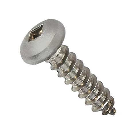 8 X 38 Pan Head Sheet Metal Screws Full Thread Square Drive