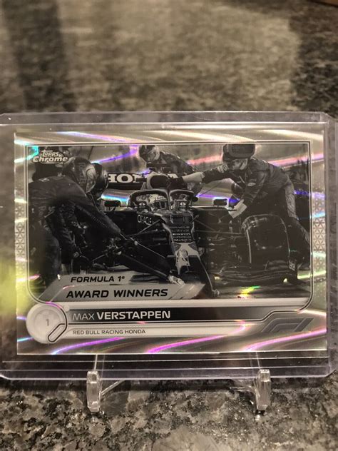 Topps Chrome Formula F Black White Raywave Max