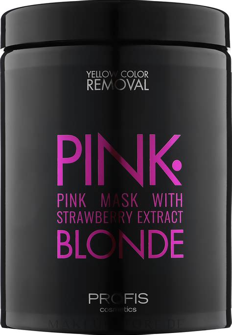 Profis Pink Blonde Mask With Strawberry Extract Pflegende Haarmaske