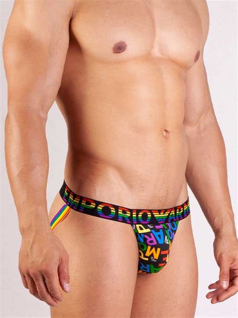 Pack 2 Suspensorios Emporio Armani 3R513 Rainbow Negro XXXMADRID