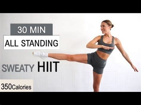 Min All Standing Hiit Intense Cardio Fun Sweaty No Repeat