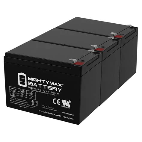 12v 15ah F2 Battery For Goal Zero Yeti 150 Solar Generator 3 Pack