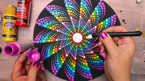 Dot Mandala Pinwheel Design Step By Step Tutorial Lydia May Mandala