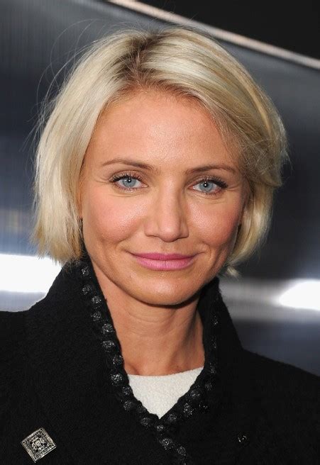 Cameron Diaz Short Haircut: Classic Bob Cut for Straight Hair ...