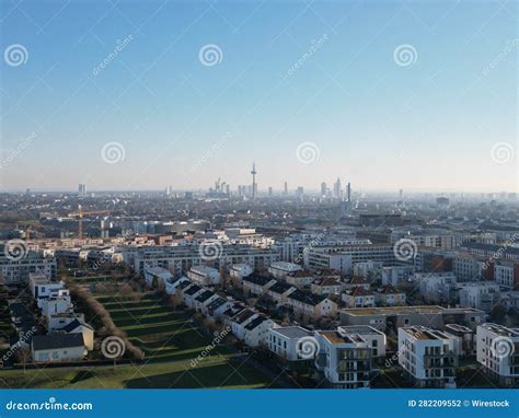 View of Frankfurt Skyline stock photo. Image of buildingskyline - 282209552