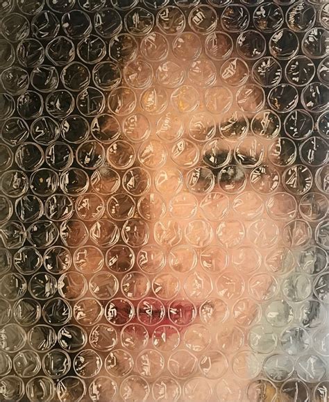 Bubble Wrap Portraits In Bubbles Photography Realistic Portrait