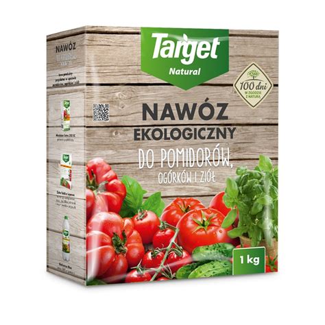 Eko nawóz granulowany do ziół pomidorów i ogórków Target 1 kg w