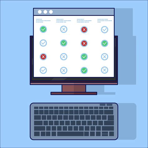 Comparison chart icon concept with computer, business performance