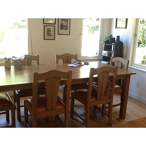 Mission Style Dining Table and Chairs – Mortise & Tenon