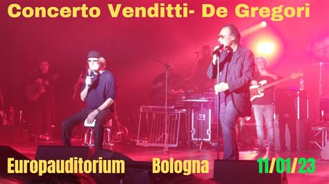 Concerto Venditti De Gregori YouTube