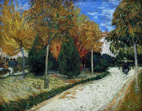 Vincent Van Gogh Autumn Garden Van Gogh Arte Pintor Van Gogh