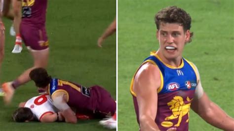 Afl 2023 News Jarrod Berry Reported For Dangerous Tackle Reaction Brisbane Lions Defeat