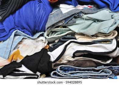 Pile Messy Clothes Closet Untidy Cluttered Stock Photo (Edit Now) 527774452