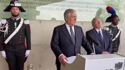 Tajani In Israele Visita Allo Yad Vashem Video Sky