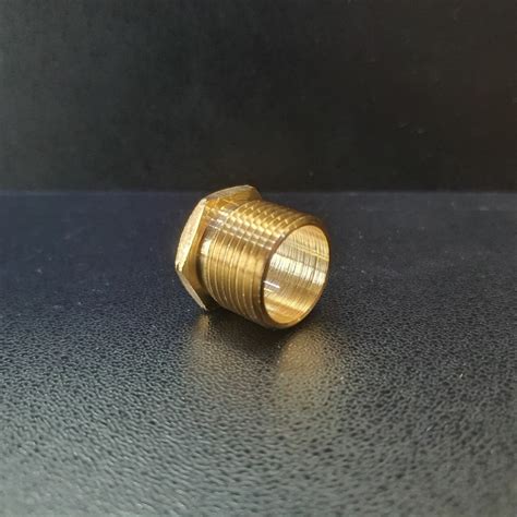 20mm Male Brass Bush Long Blackwater Electrical Supplies