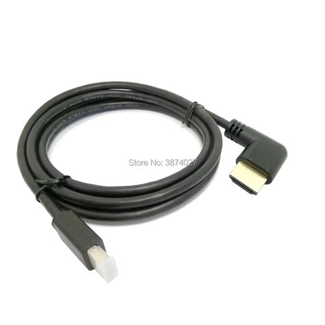 Hdmi 20 Compatible Down And Up And Left And Right Angled 90 Degree Male To Male Hd Extension Cable