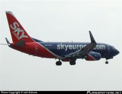 OM NGP SkyEurope Airlines Boeing 737 7GL WL Photo By Neil Didcote ID