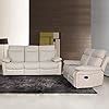 Amazon Christies Home Living 2 Piece Ryker Leather Contemporary