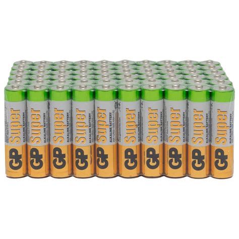 GP Super Alkaline Алкалиновые батарейки 24А ААA - 30 шт. в пленке ...