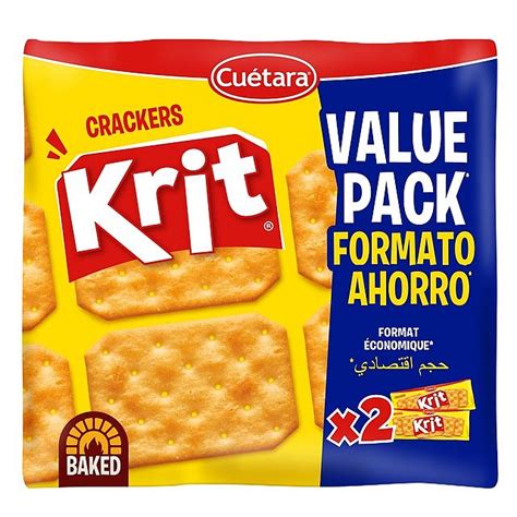 Cuetar Krit Savoury Crackers 2 X100g X 16 Freemans Confectionery