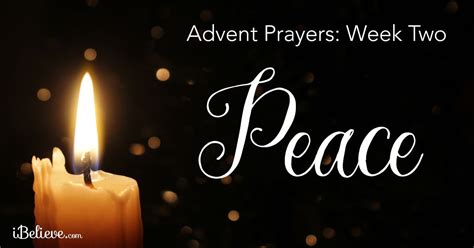 Advent Week Two Prayer For Peace