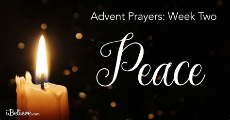 Advent Week Two Prayer for Peace