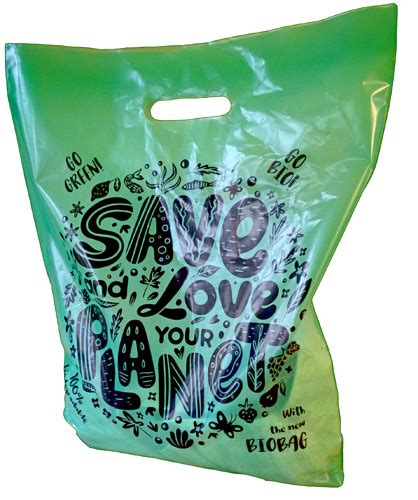 Ibag 100 Recyclable Ibag Heavy Duty Shopper Biobag D2w Biodegradable