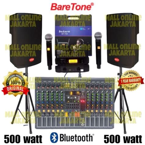 Paket Speaker Aktif Baretone 15 Inch 15Rc Sound System Outdoor Lapangan