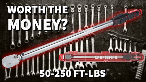 Craftsman 1 2 Torque Wrench 50 250 Ft Lbs Unboxing And Review Cmmt99434 Youtube