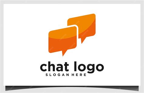 premium vector chat logo design template