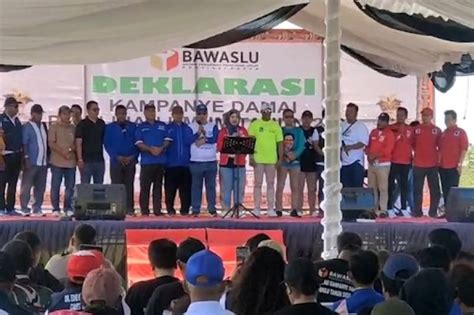 Bawaslu Dan Parpol Di Papua Deklarasi Damai Pemilu 2024