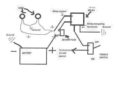 Electric Cooling Fan Wiring Diagram | Electric cooling fan, Electric