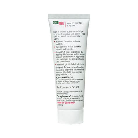 Sebamed Moisturizing Cream For Sensitive Skin 50ml Cureka