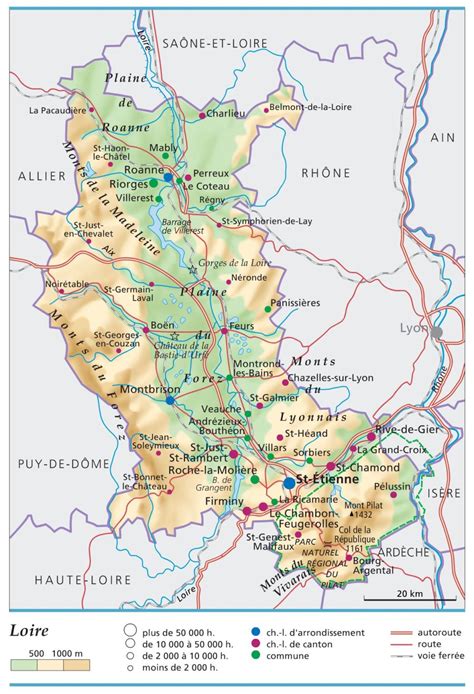 Carte Des Nouveaux Cantons De La Loire Avec Villes Et Communes